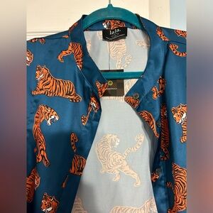 Dressed in Lala wild woman playsuit TOP ONLY - NWT size large